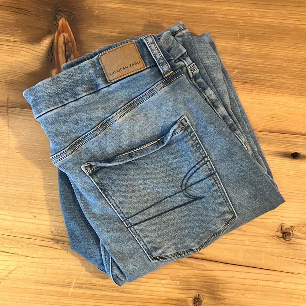 American Eagle Curvy Hi-Rise Jegging Size 12 X-Long